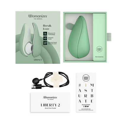 Womanizer Liberty 2 Clitoral Stimulator in Sage