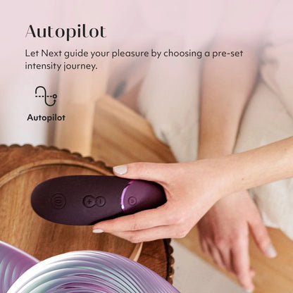 Womanizer Next 3D Pleasure Air Stimulator with Climax Control in Purple