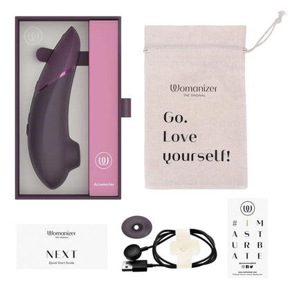 Womanizer Next 3D Pleasure Air Stimulator with Climax Control in Purple