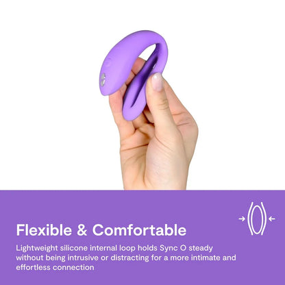 We-Vibe Sync O App and Remote Controlled Couples Vibrator in Purple