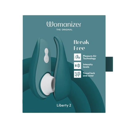 Womanizer Liberty 2 Clitoral Stimulator in Dark Petrol