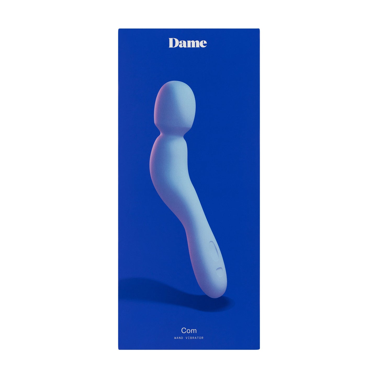 Dame Com External Wand Vibrator in Periwinkle