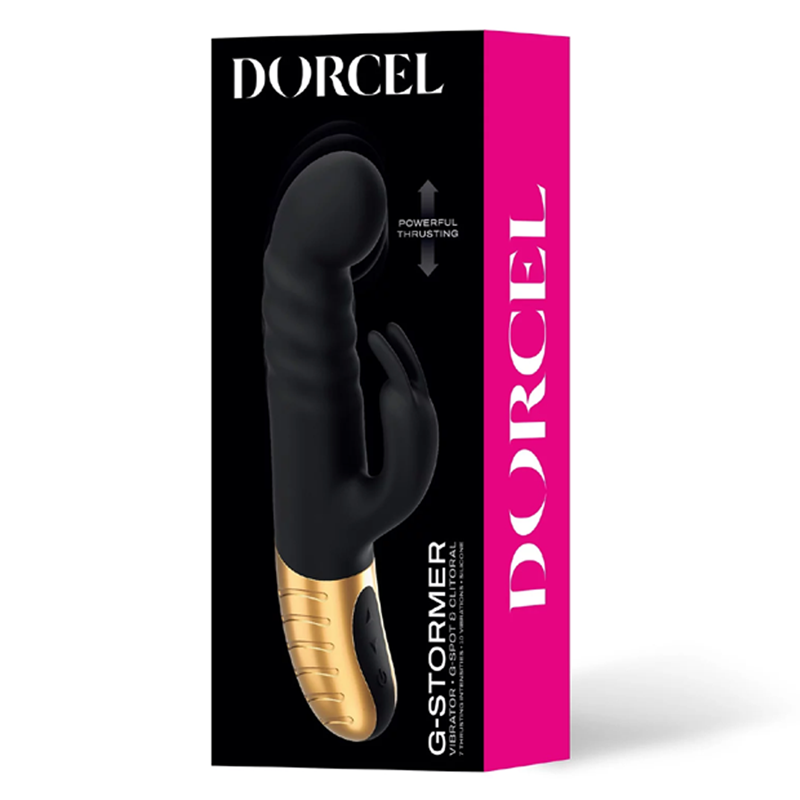 Dorcel G-Stormer Thrusting G Spot Rabbit in Black and Gold