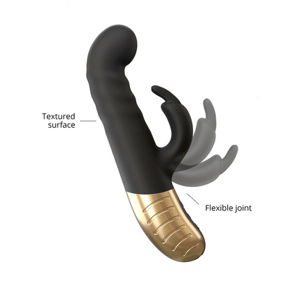 Dorcel G-Stormer Thrusting G Spot Rabbit in Black and Gold