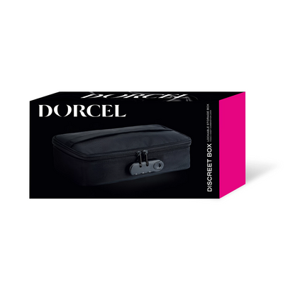 Dorcel Discreet Box For Storage in Black with Padlock and Code