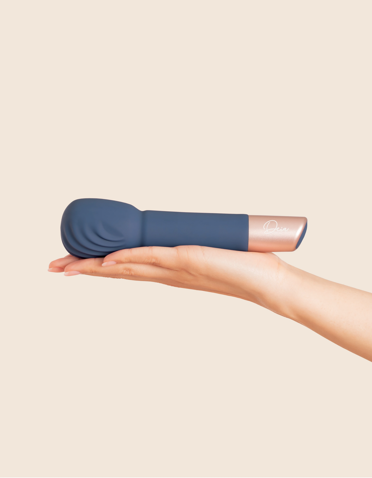 Deia Products The Wand Vibrator in Navy - Full Body Massager - Couples or Individual Use