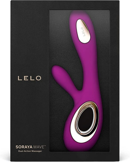 Lelo Soraya Wave Rabbit Vibrator in Deep Rose