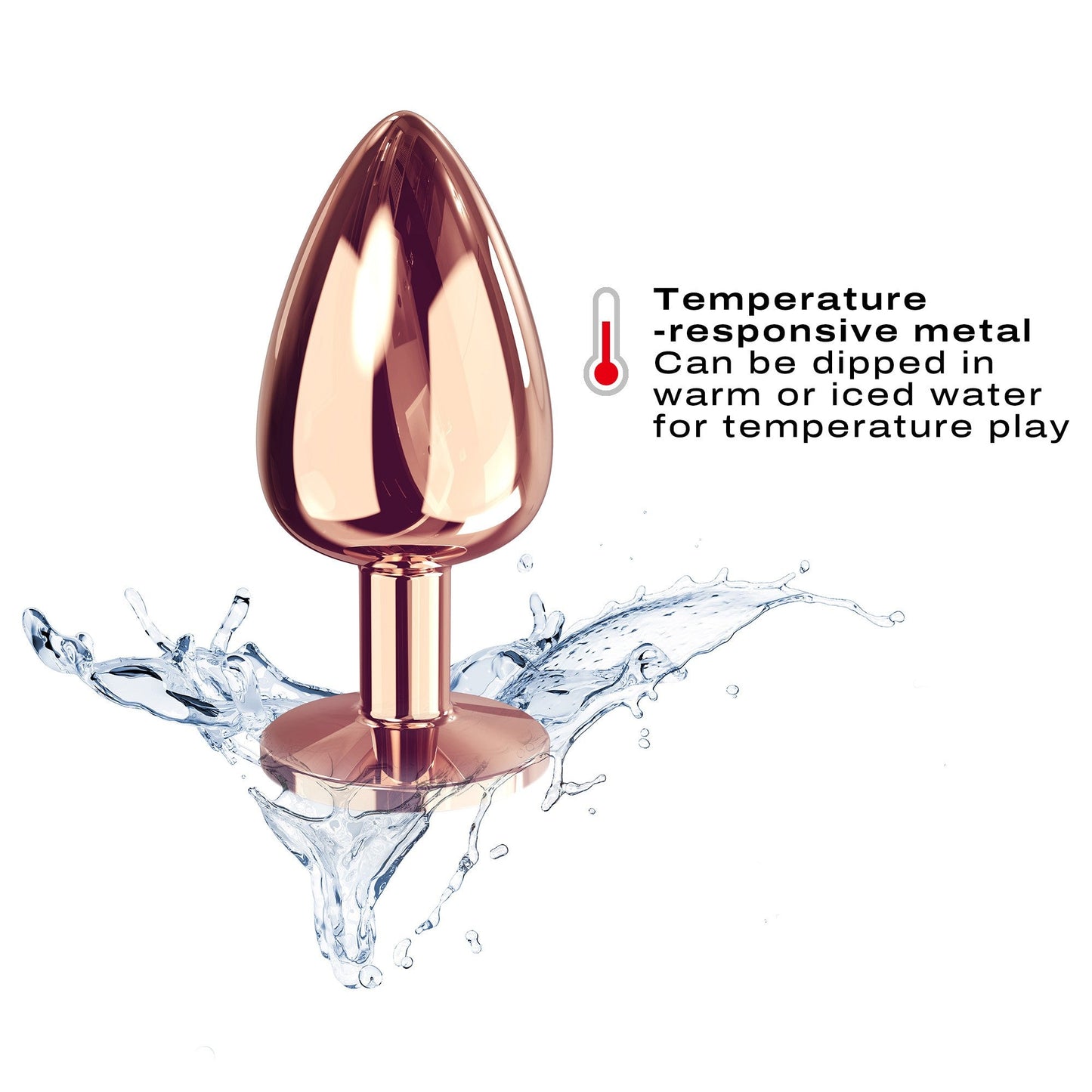 Dorcel Diamond Anal Plug Rose Gold Large