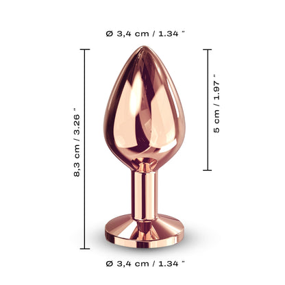 Dorcel Diamond Anal Plug Rose Gold Medium