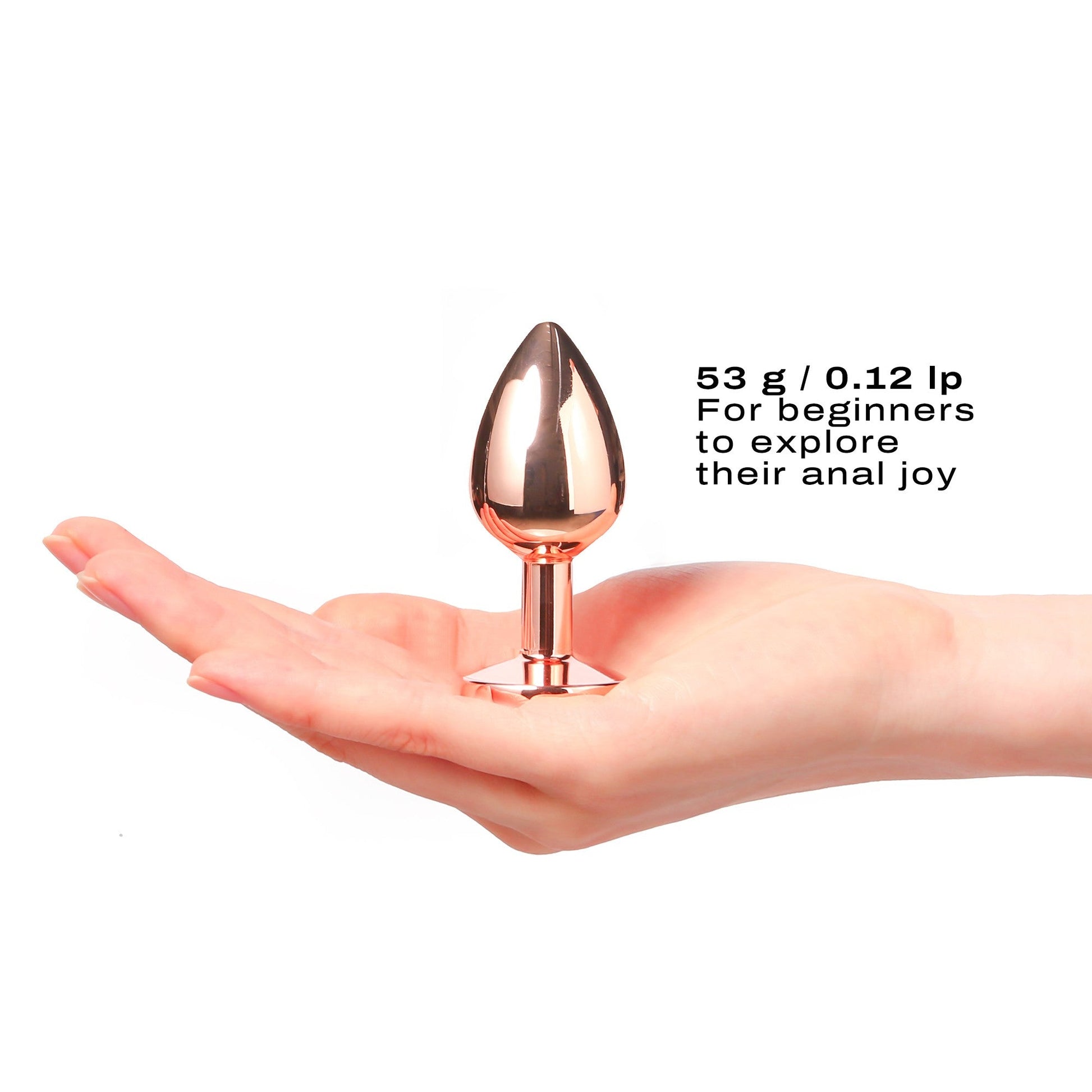 Dorcel Diamond Anal Plug Rose Gold Small Fleur de Passion Dorcel Diamond Anal Plug Rose Gold Small Fleur de Passion