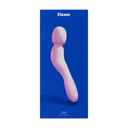 Dame Com External Wand Vibrator in Quartz