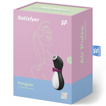 Satisfyer Penguin Clitoral Stimulation in Black and White