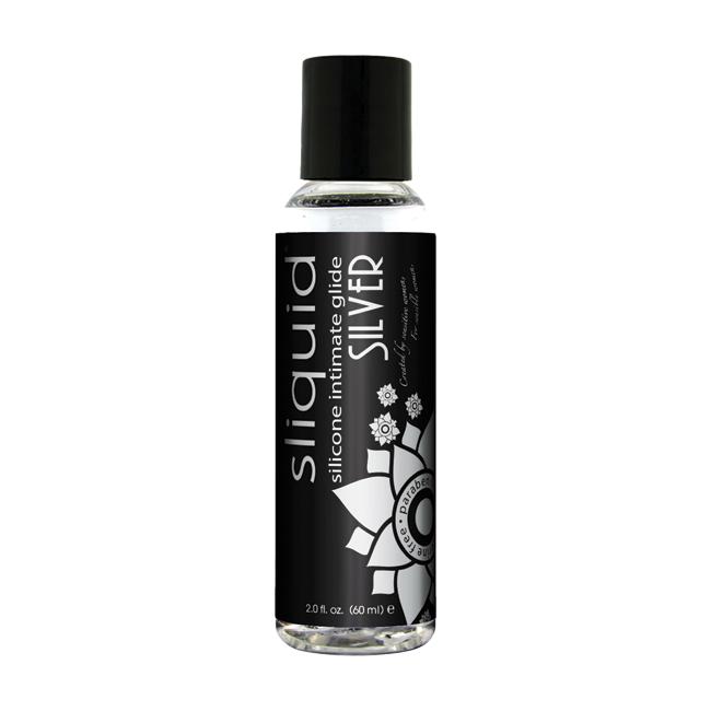 Sliquid Silicone-Based Silver Luxury Anal Lubricant 2oz/60ml