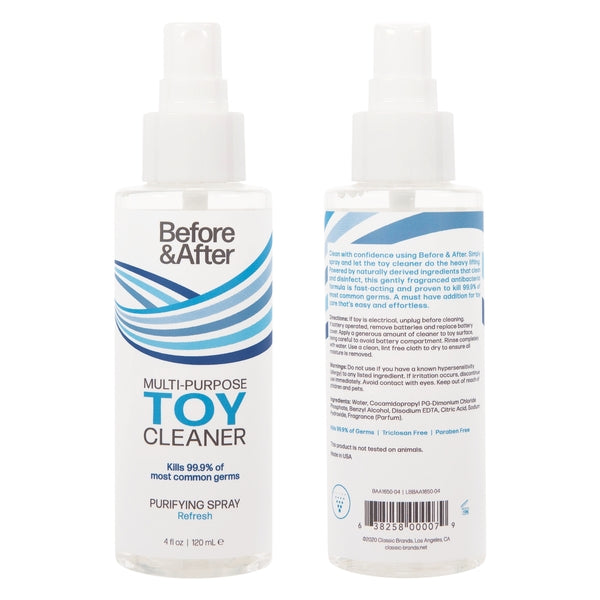 Before & After Spray Toy Cleaner Refresh 4OZ | 120ML