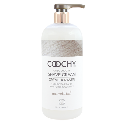 Coochy Shave Cream Au Natural 32OZ | 946ML