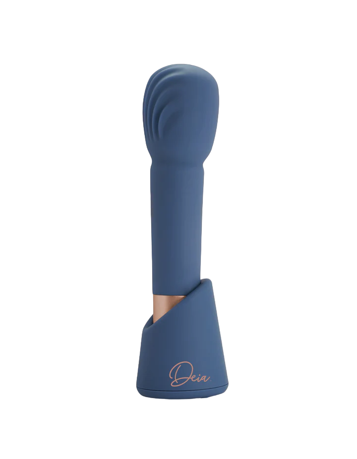 Deia Products The Wand Vibrator in Navy - Full Body Massager - Couples or Individual Use