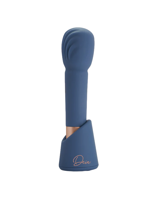 Deia Products The Wand Vibrator in Navy - Full Body Massager - Couples or Individual Use