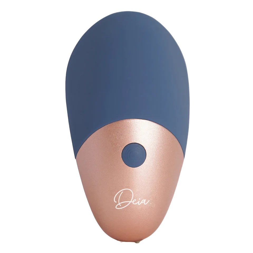 Deia Products The Arouser Toy in Navy - External Clitoral Vibration - Couples or Individual Use