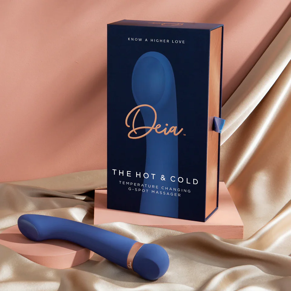 Deia Products The Hot & Cold Massager in Navy - Temperature-Changing