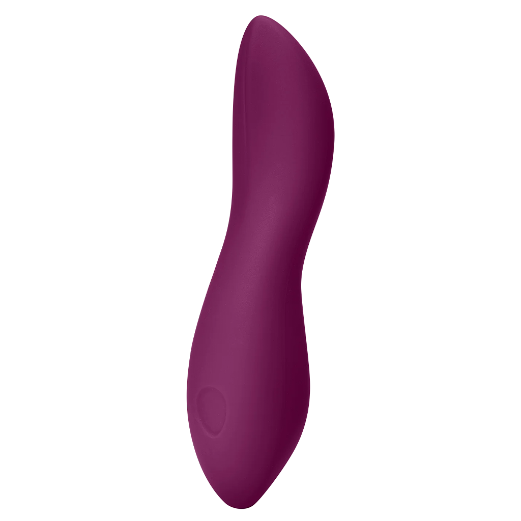 Dame Products Dip Classic Internal and External Vibrator in Plum