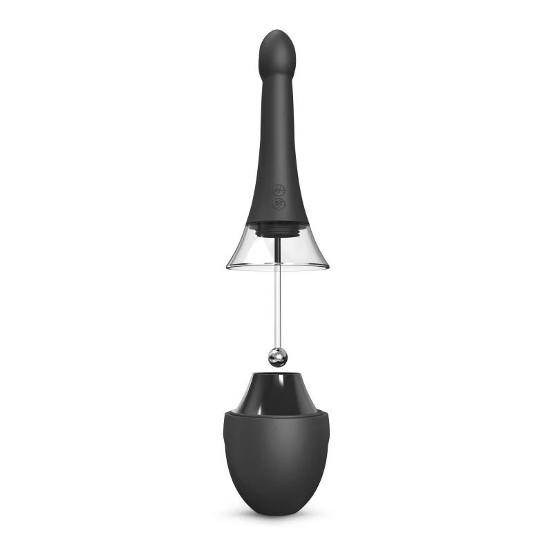 Dorcel Douche Mate Pro Automatic Anal Douche And Vibrator in Black