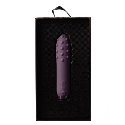 Duet Bullet Vibrator Multi-Surfaced for Intense Stimulation in Purple