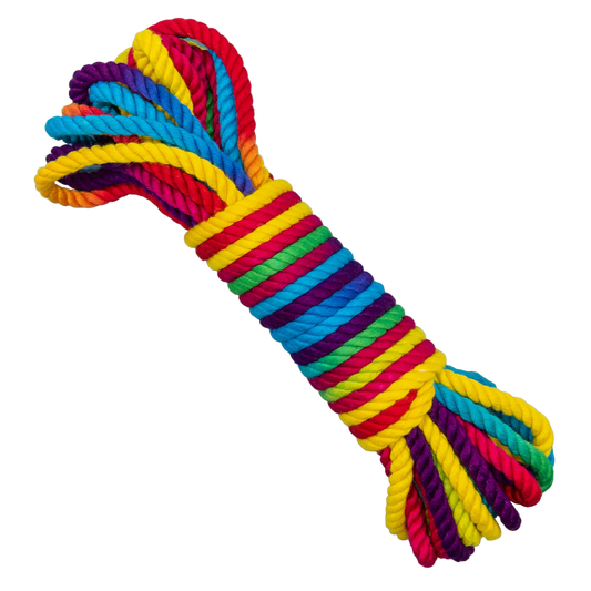 Funfetti Rainbow Bondage Rope