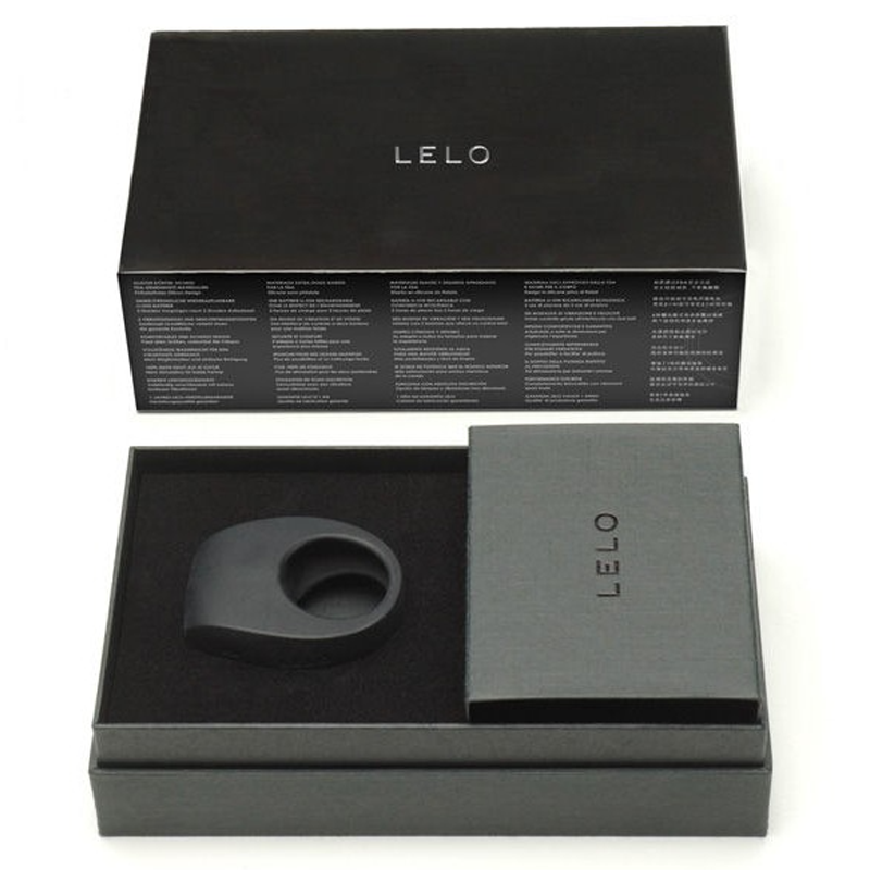 Lelo Tor 2 Intimate Vibrating Cock Ring Reusable Sex Toys for Couples in Black