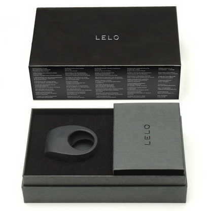 Lelo Tor 2 Intimate Vibrating Cock Ring Reusable Sex Toys for Couples in Black