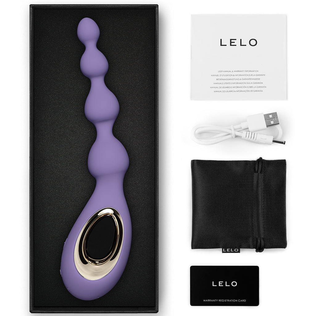 Lelo Soraya Anal Beads Massager in Violet Dusk