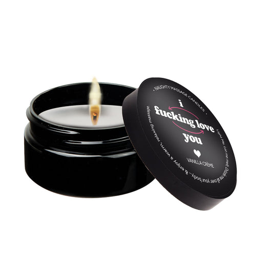 I F*cking Love You Naughty Mini Massage Candle