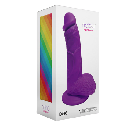 Nobü Rainbow – DG6 Dildo with Suction Cup – Purple