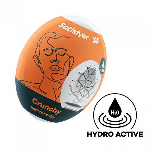 Satisfyer Masturbator Egg Crunchy in Orange