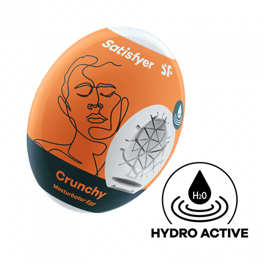Satisfyer Masturbator Egg Crunchy in Orange