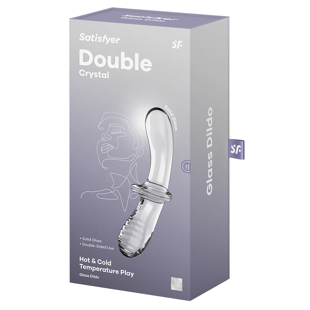 Satisfyer Double Crystal Anal and Vaginal Dildo