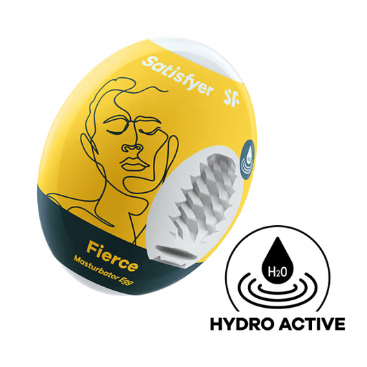 Satisfyer Masturbator Egg Fierce in Yellow