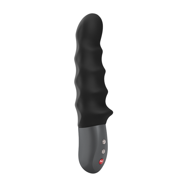 Stronic Surf Ribbed Thrusting and Pulser Vibrator in Black