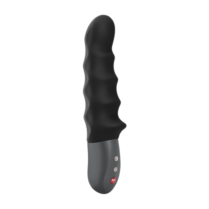 Stronic Surf Ribbed Thrusting and Pulser Vibrator in Black