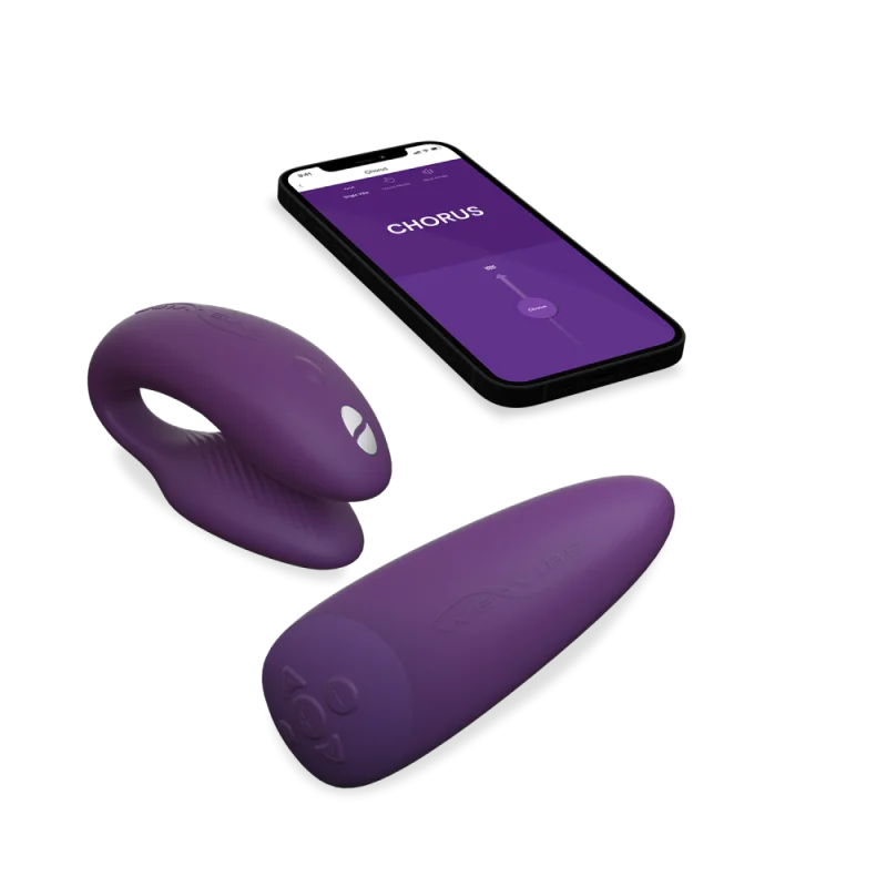 We-Vibe Chorus Couples Vibrator G-spot Clitoris and Penis Stimulation in Purple