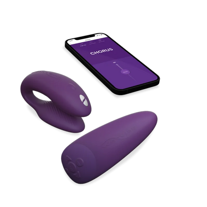 We-Vibe Chorus Couples Vibrator G-spot Clitoris and Penis Stimulation in Purple