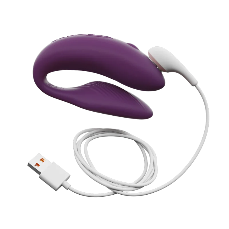 We-Vibe Chorus Couples Vibrator G-spot Clitoris and Penis Stimulation in Purple