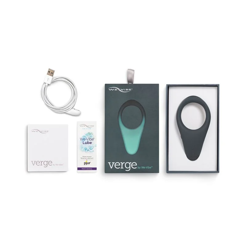 We-Vibe Verge App Controlled Vibrating Cock Ring in Slate