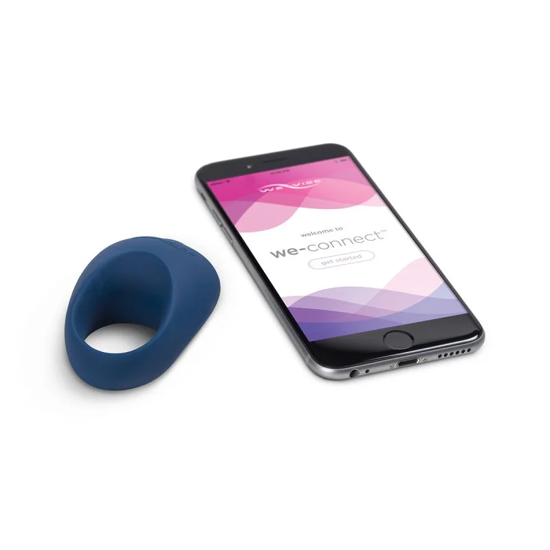 We-Vibe Pivot App Controlled Vibrating Cock Ring in Navy Blue