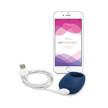 We-Vibe Pivot App Controlled Vibrating Cock Ring in Navy Blue